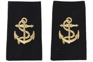 Wyedean Stores Leading Rate - Slider Epaulette - Royal Navy Badge