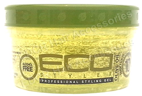 ECO Professional Olive Oil Styling Gel Maximum Hold For All Hair Types 8 oz