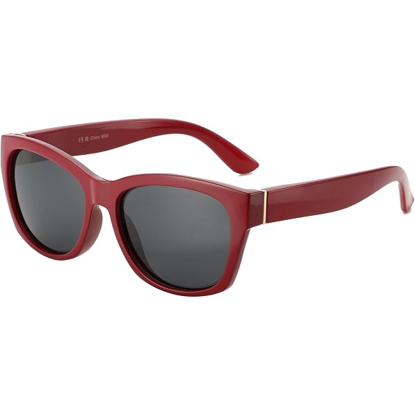 Lunettes De Soleil Polarisées Cateye Femme ZENOTTIC - Verres TAC UV400, Style Rétro, Monture Colorée