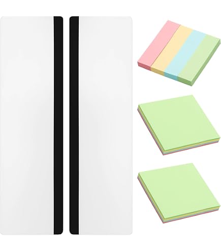 2 Supports Notes Autocollants Pour écran - Acrylique Transparent, Pour Bord D'écran PC, Bureau - 13