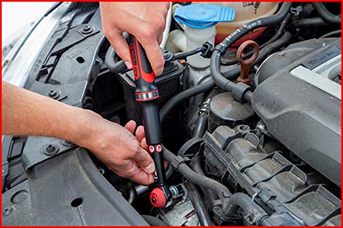 KS Tools 516.1422 Llave dinamométrica, con Cabeza Pulida, 60 Dientes (10-50 NM, 3/8