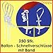 Produktbild Ballon Schnellverschlüsse mit Band 250 Stk - für Luftballons zum befüllen mit Ballongas / Helium oder Luft - Ein Produkt von Gase Dopp