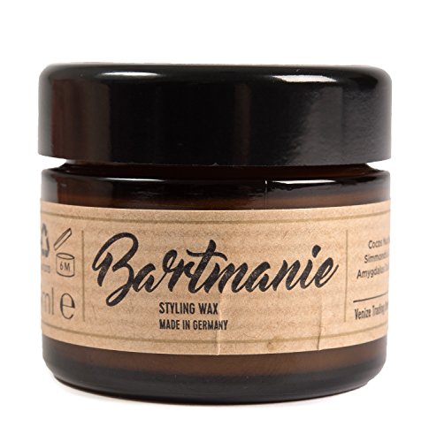 Bartmanie Bartwachs (50ml), Beard Balm für Bartpflege & Styling mit natürlichem Bienenwachs und hochwertigen Ölen - 4