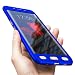 Produktbild S7 Edge Handyhülle, S7 Edge case, 360 Full Body Schutz Hülle 3 in 1 Design Kratzfest superdünn beständig Stoßdämpfung + Spezial Panzerglas Schutzfolie (5.5inch) [Blau]
