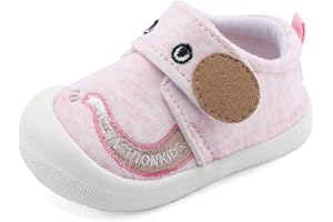 MASOCIO Scarpe Neonato Neonata Scarpine Primi Passi Bimbo con Suole Gomma Antiscivolo