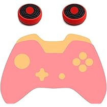 sweethay Controlador de juego Grips Caps Cover Silicone Anti-slip Game