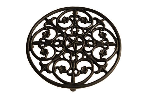 KOM Amsterdam 2434 Runder Untersetzer groß, Durchmesser 25 cm, gußeisen