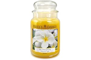 Price's Candles - Candela in Giara Grande Frangipani - Durata Fino a 150 ore di Combustione