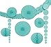 Produktbild Amscan Dekorationsset zum Aufhängen Türkis 9-teilig