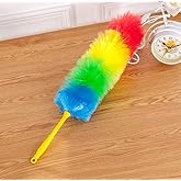 LIRABS Durable, Light Weight Static Multipurpose Microfiber Feather Duster For Household Office Car Dusting Cleaning, 4 Centi