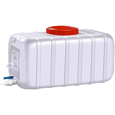 Serbatoio D'Acqua Pieghevole Portatile - Fino A 1320 Galloni, Con Rubinetto, Per Campeggio, Camper, Giardino E Emergenze