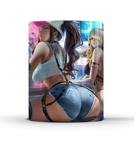 Anime Beauty Farbwechsel-Kaffeetasse – Hitzeempfindlich, 350 Ml, Keramik, Lustiges Bikini-Motiv Für Otaku-Fans