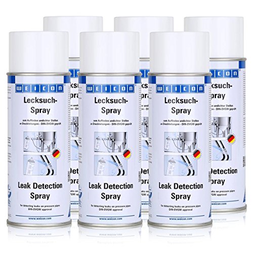 Preisvergleich Produktbild Weicon Lecksuch-Spray 400ml - Auffinden undichter Stellen - 11651400 (6er Pack)