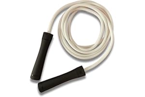 ELEVATE ROPE Elevate Gravity Heavy Rope - Professional jump rope with an adjustable length up to max. 3 mt, thickness 10 mm, weight 0.5 kg. Super strong injection molded nylon resin handles. (White)