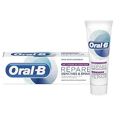 Oral-B Répare Gencives/Émail Nettoyage en Douceur Dentifrice 75 ml - Lot de 2