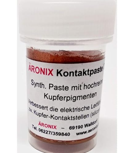 Elektrisches Kontaktfett – Leitfähiges Fett 100g, Schwarz, Für Kfz, Elektronik, Galvanik, Widerstandsmindernd