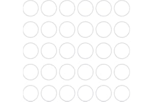 UHATa Silicone Rubber O Ring 25mm ID, 28mm OD, 1.5mm Width VMQ Washer Gasket Sealing-Applications for Pressure Washer Plumbing Sealing-[Qty 30 White]