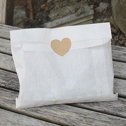 Weiße Papiertüten ‚Mr And Mrs‘ Tüte x 90 – Hochzeitsgeschenke / Sweet Candy Bar / Geschenke - 4