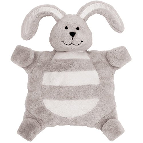 Sleepytot Dummy Bunny with Adapters for Button Style Dummies (Large, Grey)