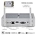 Produktbild HYSTOU FMP06 Fanless Core i5,Gaming Mini Pc,Mini PC Desktop Computer with Intel Core i3 6100U 2.3Ghz DDR4 300M Wifi (4GB RAM 128GB SSD)