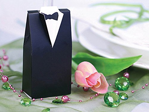 Geschenkbox Brautpaar Gastgeschenk Hochzeit Braut und Bräutigam 100 Stück - 3