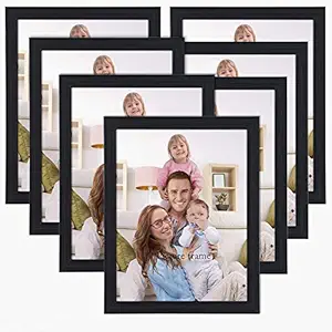 ArtzFolio Wall Photo Frame D228 Black 6x8inch;Set of 7 PCS