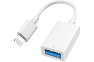 Loydia Lightning auf USB Adapter, [Apple MFi-Zertifiziert] Lightning zu USB-Kamera Adapter für iPhone, Plug-and-Play, USBA OTG Adapter für iPhone unterstützt Kamera, Kartenleser, U-Disk, Maus
