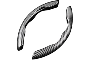‎MOMOTOU MOMOTOU Universal Auto Lenkradbezug 38CM 15inch Ultraleichter Kohlefaser Lenkrad Booster Cover,für Meisten Auto, SUV, LKW
