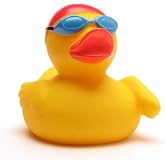 Duckshop Lanco Matrosen – Paperella Da Bagno In Lattice, 7,5 Cm, Dipinta A Mano, Con Sonaglio, Per Bambini E Collezionisti