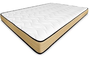 amuéblate online - Colchón Viscoelástico Gold Reversible 90 x 190 cm, Ideal para Camas Nido o Literas, Firmeza y Confort Óptimos - Antiácaros, Antibacterias e Hipoalergénico