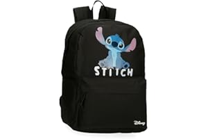 Disney Sac à dos pour enfant, sac d'école, fabriqué en polyester, poches latérales, bretelles larges réglables, poignée supérieure pour le suspendre, avec étiquette d'identification pour le nom,
