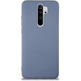 KZY İletişim Xiaomi Redmi Note 8 Pro ile Uyumlu Kapak İ&ccedil;i Kadife Lansman Silikon Kılıf - Petrol Mavisi