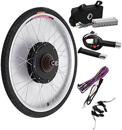 Motor Bike Wheel Electric Motor Bicycle Conversion Kit (48V 500W ) LCD/LED Display (Front wheel, LED Display, 26x1.75)