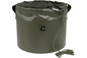 Collapsible Water Bucket Carp Fishing PVC With Chord 7L - Carper Tackle
