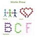 KF650 DIY Interlocking Toys Snowflakes Gear Connector Building Puzzle Play Set - Great for 3 years old Baby Toddlers kids - Preschool Educational Learning Engineering Game (Package in Bag 120Pcs)