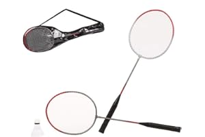 BigBuy Sport 8422259653837 Set de Bádminton, Adultos Unisex, Negro, Estandar
