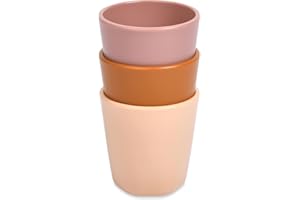 Tiny Twinkle kinderteller Baby Teller 3er-Pack BPA-freie Tassen, Teller und Schüsseln Sets für Kinder und Kleinkinder - Polypropylen Kunststoff-Geschirr-Set