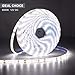 Produktbild AMBOTHER LED Streifen 5m, 300 LED 2835SMD LED Strip Kaltweiß 6000K Wasserdicht IP65 Selbstklebend & Schneidbar LED Lichtband Lichterkette Lichtschlauch Stimmungslicht für Zimmer Fenster Küche Garten
