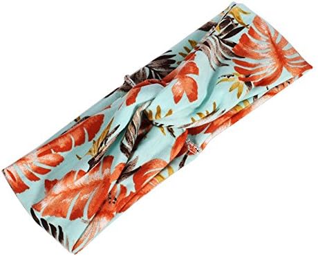 Bonboho Women Headband Boho Floal Style Criss Cross Head Wrap Hair Band