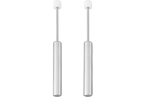 ECSiNG 2 piezas de 91 x 49 x 7,8 mm, cierre suave, pistón amortiguador de cubo de basura con tapa, mecanismo de acero y plástico, repuesto para cubo de basura de cocina