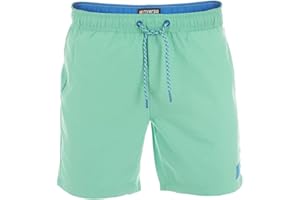 riverso Badehose Herren lang Badeshorts RIVDavid Regular Fit Schwimmhose Elastischer Bund Schwarz Blau Rot Grün Orange S M L XL XXL 3XL 4XL 5XL