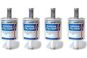 LPG-MEGASTORE 4x Filtro Gas MS14 14x14mm - Filtro autogas, sistemi di Gas LPG - universalmente