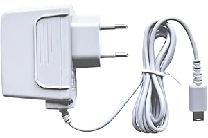 Caremore Caricatore per Nintendo 3DS/ 3DS XL, adattatore caricatore per Nintendo 2DS/ 2DS XL/DSi/DSi XL/New 3DS,adattatore di alimentazione portatile per la ricarica delle console di gioco, 1,1 m