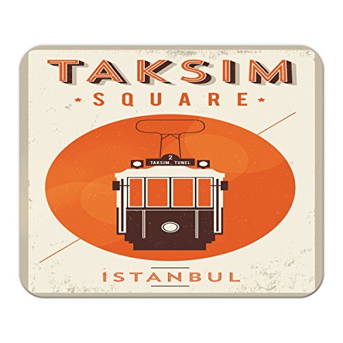Preisvergleich Produktbild Mauspad Urlaub Reisebüro Taksim Platz Istanbul Bedruckt