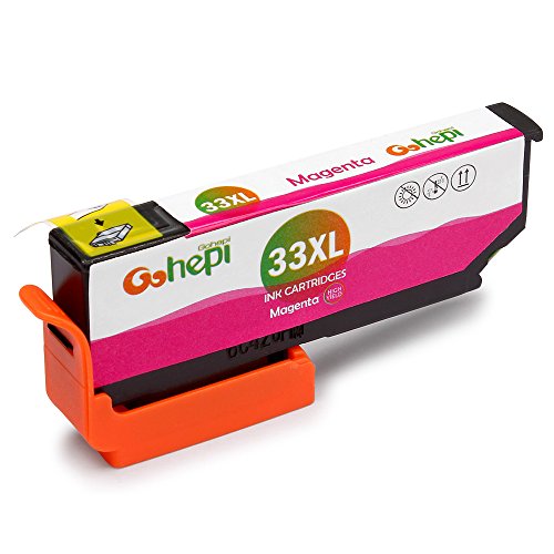 Gohepi 33XL Kompatibel für Druckerpatronen Epson 33XL 33, 2 Schwarz/Foto-Schwarz/Blau/Rot/Gelb 6er-Pack Arbeiten mit Epson XP-640 XP-530 XP-830 XP-645 XP-540 XP-900 XP-630 XP-635 Patronen - 7