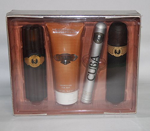 Cuba Gold Set-4-teilig Men Eau de Toilette + after shave + showergel