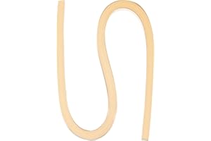 PATIKIL Quilling Streifen Papier 60 Stück 3/16"(5mm) 54cm Origami Papier Quilling Streifen für Kunst DIY Handwerk Weihnachten Metallic Champagner