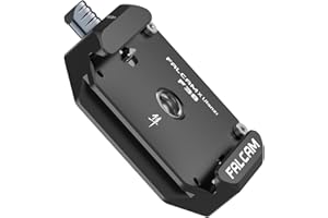PICTRON FALCAM F38 Plaque à dégagement rapide pour appareil photo avec filetage 1/4" vers 3/8", plaque à dégagement rapide Arca Swiss 38 mm, compatible avec Sony / Canon / DJI/ Trépied / DSLR