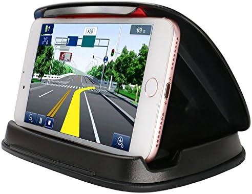 Car Phone Holder for Samsung Galaxy S8/Note 8, Universal Car Cradle Dashboard GPS Mount Holder For iPhone 8/X/7/7Plus/6/6Plus and other 3.0-6.8 inch Smartphones and Navigation - Black