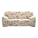 Produktbild Elastisch Stretch Sofabezüge Für Einzel / 3-Sitzer Couch - Hawaii rot und grün , 190-230cm